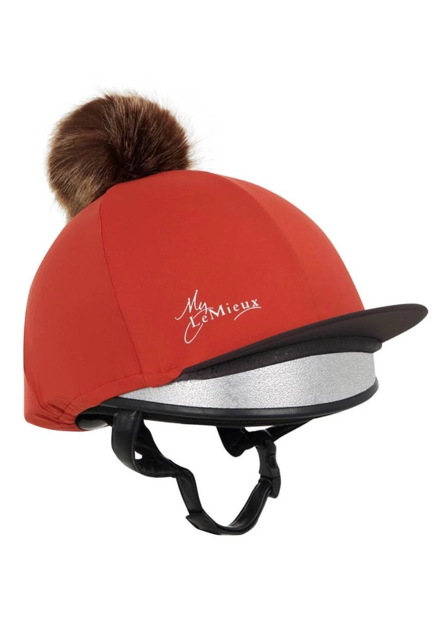 LeMieux Hat Silk - Sienna 3 LeMieux Hat Silk - Sienna