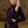 LeMieux Liberte Fleece - Fig -Equestrian Supply Store lemieux liberte fleece fig 1rdy