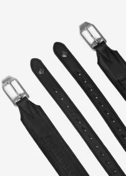 LeMieux Vector Pro Stirrup Leathers - Black -Equestrian Supply Store lemieux vector pro leathers black 3rdy