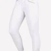 Dublin Black Ladies Linda Thermal Full Seat Breeches - White -Equestrian Supply Store linda1