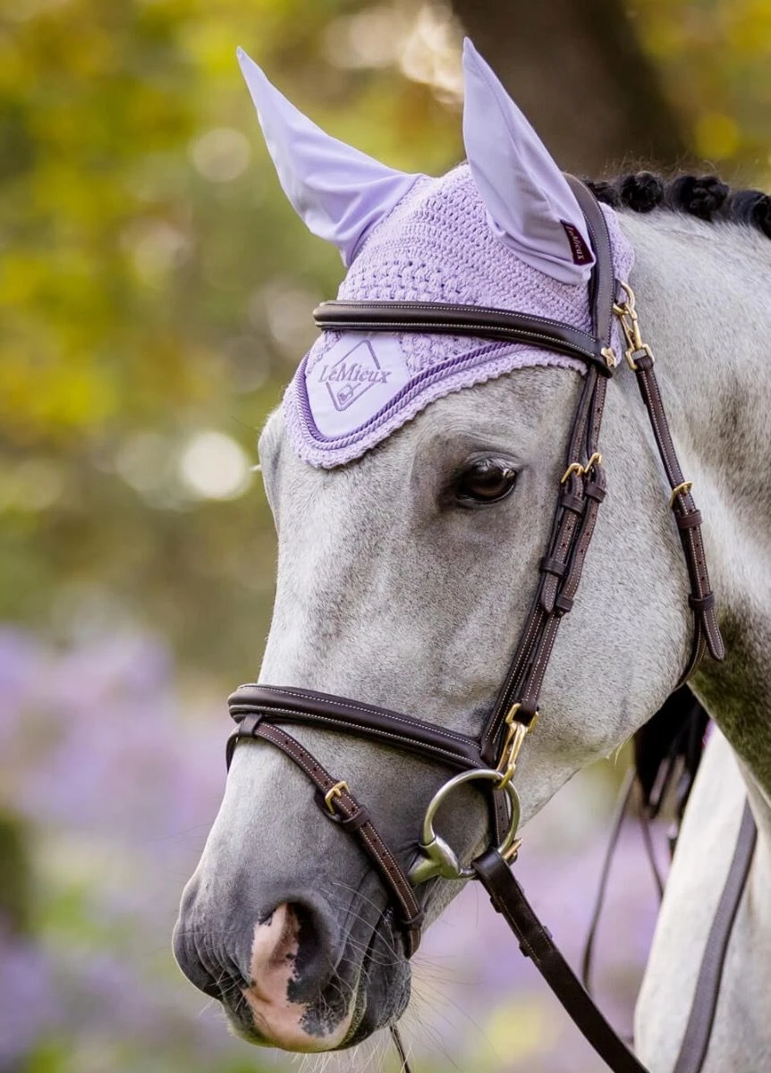 LeMieux Classic Fly Hood - Wisteria 4 LeMieux Classic Fly Hood - Wisteria - Image 2