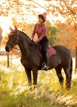 LeMieux Suede GP Square - Orchid -Equestrian Supply Store lm gp orchid 2rdy