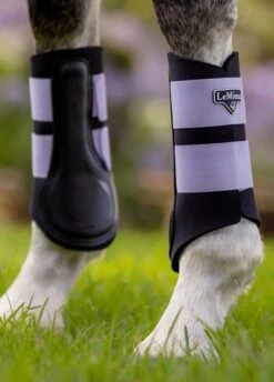 LeMieux Grafter Brushing Boots - Wisteria -Equestrian Supply Store lm grafter wisteria 2rdy
