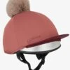 LeMieux Hat Silk - Orchid -Equestrian Supply Store lm hat silk orchid 1rdy
