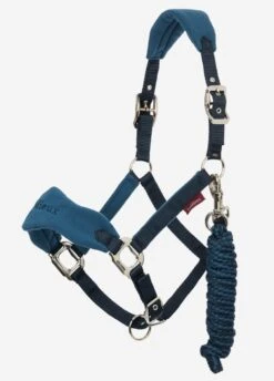 LeMieux Vogue Fleece Headcollar & Leadrope - Atlantic