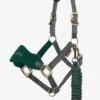 LeMieux Vogue Fleece Headcollar & Leadrope - Spruce -Equestrian Supply Store lm headcollar spruce 2rdy