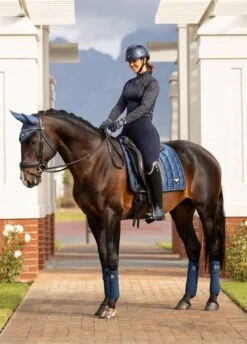 LeMieux Loire Classic Dressage Square - Atlantic 5 LeMieux Loire Classic Dressage Square - Atlantic -Equestrian Supply Store lm loire dressage atlantic 2rdy