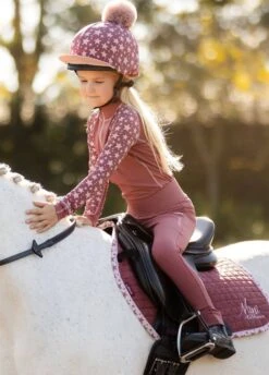 LeMieux Mini Base Layer - Orchid -Equestrian Supply Store lm mini base orchid 3rdy