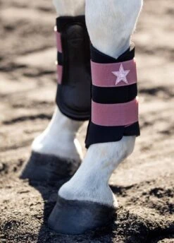 LeMieux Mini Brushing Boots - Orchid -Equestrian Supply Store lm mini grafter orchid 3rdy