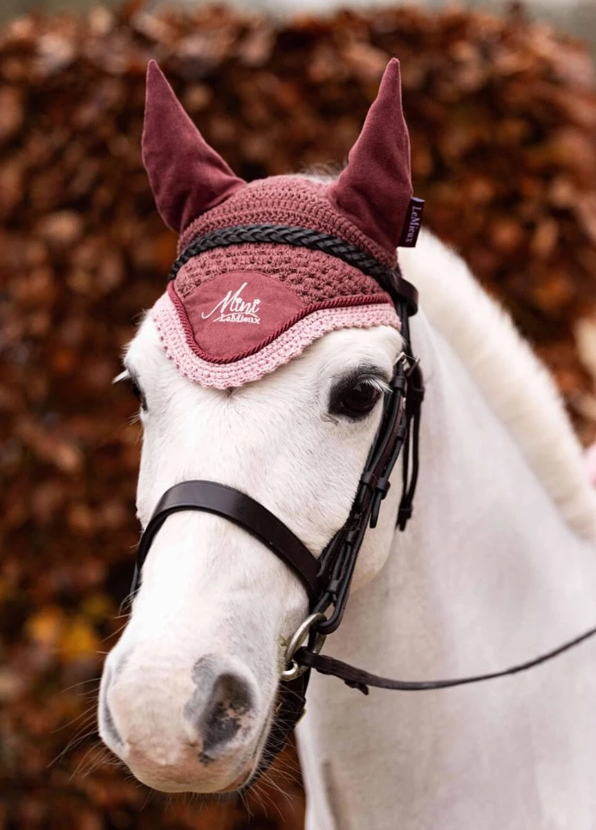 LeMieux Mini Fly Hood - Orchid 4 LeMieux Mini Fly Hood - Orchid - Image 2