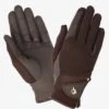 LeMieux Pro Mesh Glove - Brown -Equestrian Supply Store lm pro mesh glove brown 1rdy