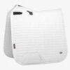 LeMieux Self-Cool Dressage Square - Arctic White 1 LeMieux Self-Cool Dressage Square - Arctic White -Equestrian Supply Store lm selfcool dress white 1rdy