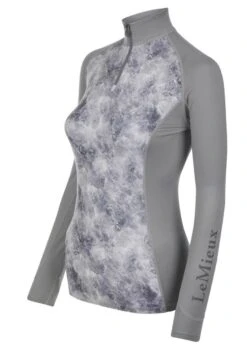 LeMieux Glacé Base Layer - Grey 8 LeMieux Glacé Base Layer - Grey -Equestrian Supply Store lmbasegrey4rdy