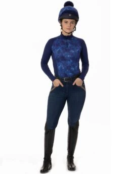LeMieux Glacé Base Layer - Navy -Equestrian Supply Store lmbasenavy4rdy