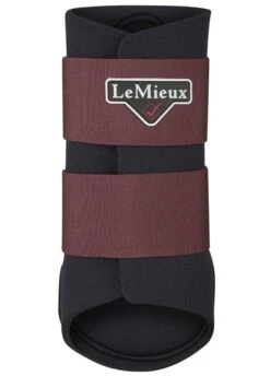 LeMieux Grafter Brushing Boots - Rioja -Equestrian Supply Store lmbootrioja2rdy