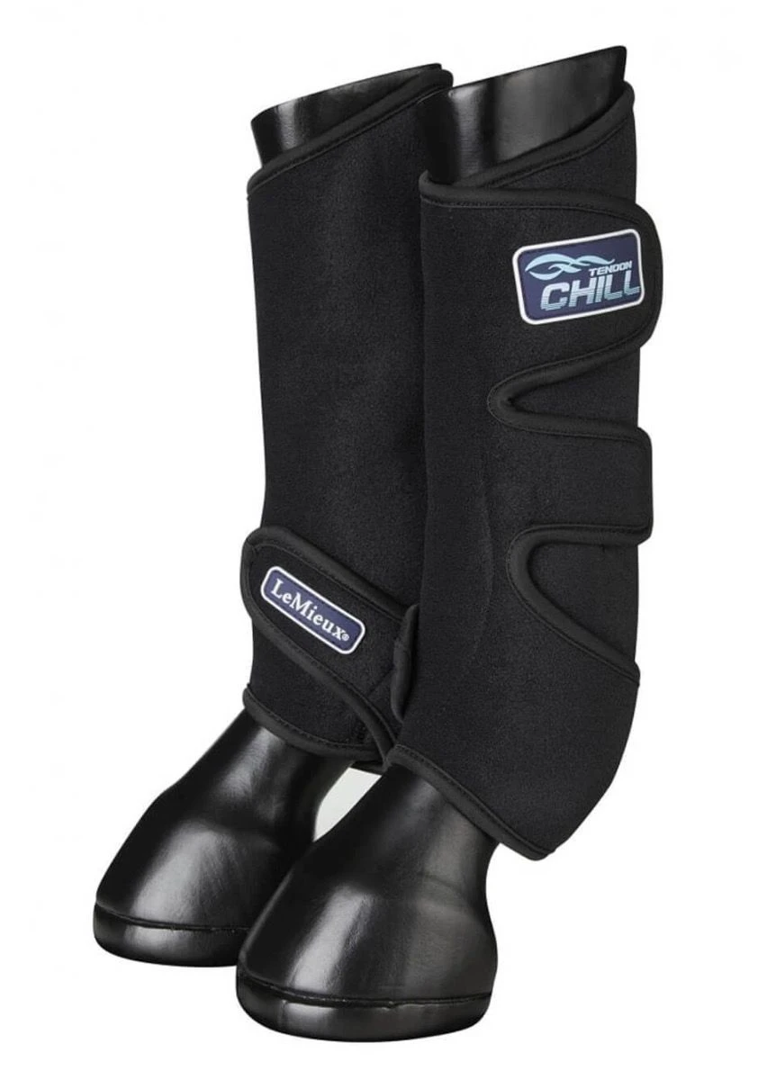 LeMieux Tendon Chill Boots (Pair) - Black 3 LeMieux Tendon Chill Boots (Pair) - Black