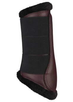 LeMieux Fleece Brushing Boots - Rioja -Equestrian Supply Store lmfleecebootrioja4rdy