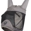 Gladiator Half Fly Mask - Black/Grey -Equestrian Supply Store lmgladiatormaskhalfrdy