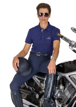 LeMieux Monsieur Mens Breeches - Navy -Equestrian Supply Store lmmonsieurnavygrouprdy 1