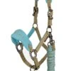 LeMieux Vogue Fleece Headcollar & Leadrope - Azure -Equestrian Supply Store lmvoguehcazurerdy