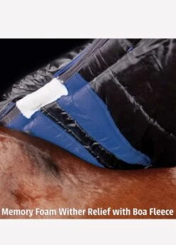 Weatherbeeta Comfitec Essential Combo Heavy Turnout- Iron Flame -Equestrian Supply Store memoryfoamboafleece 2