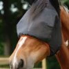 Equilibrium Field Relief Midi Fly Mask With Ears - Black/Orange -Equestrian Supply Store midiwithearsflymask