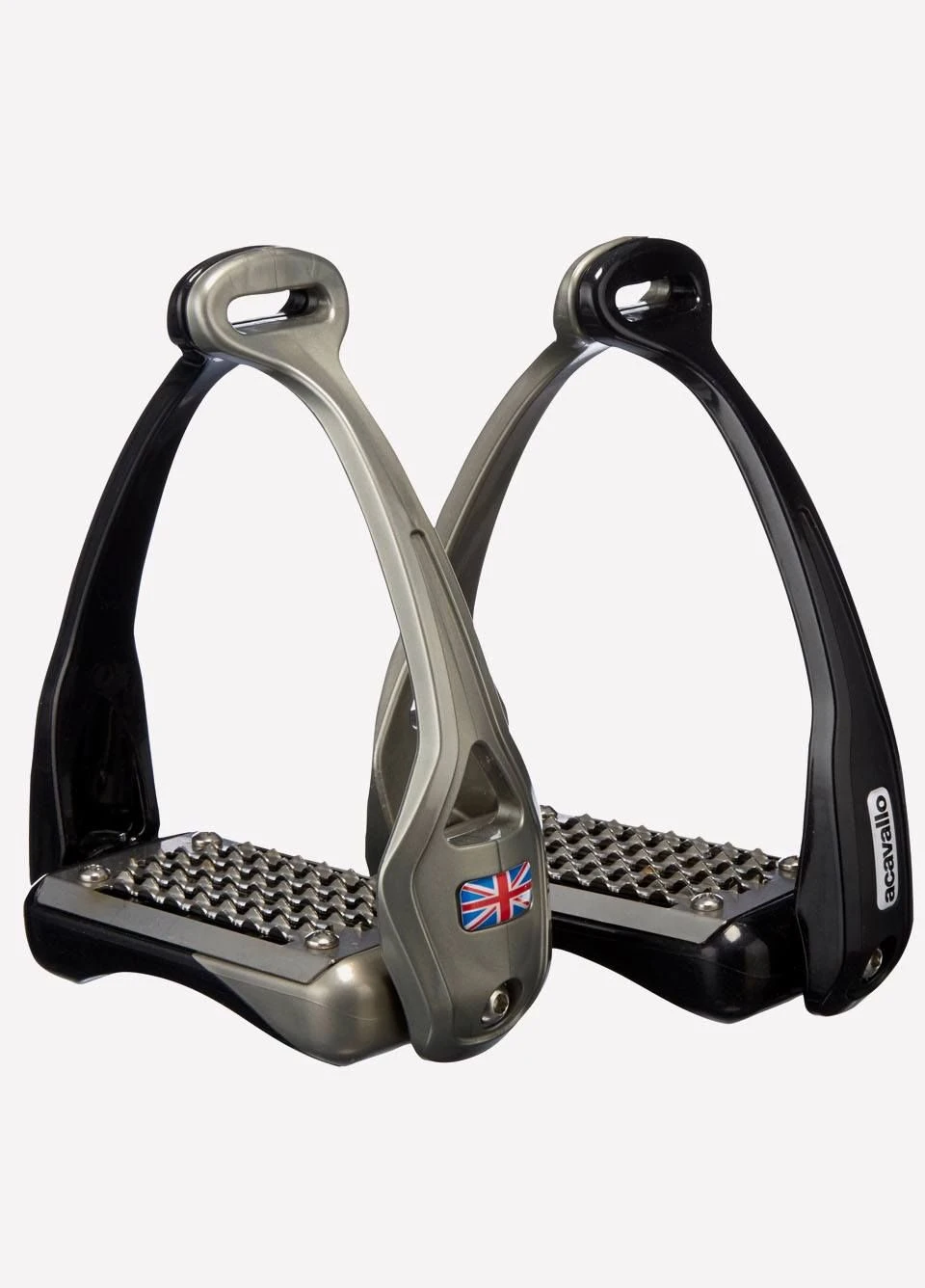 Acavallo Opera Stirrups - Black/Titanium 3 Acavallo Opera Stirrups - Black/Titanium