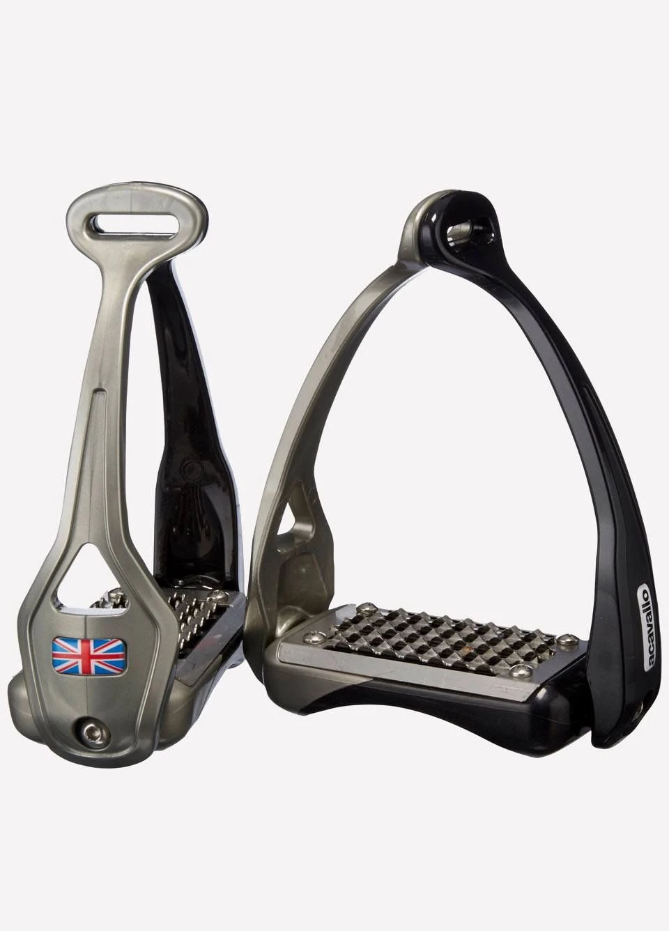 Acavallo Opera Stirrups - Black/Titanium 4 Acavallo Opera Stirrups - Black/Titanium - Image 2