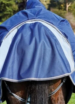 Weatherbeeta ComFiTec Premier Free II Detach-A-Neck Med - Dark Blue/Grey/White -Equestrian Supply Store premierfeatures6rdy