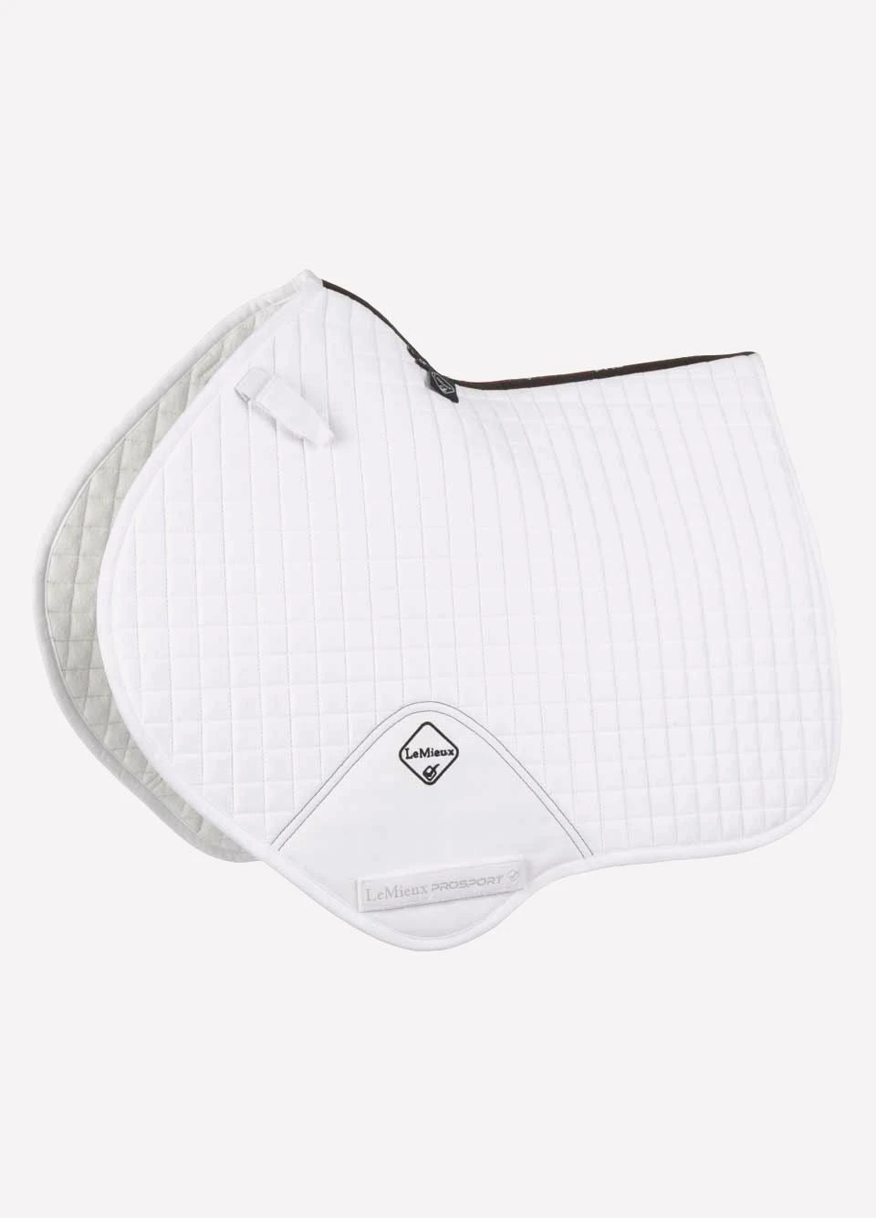 LeMieux Suede CC Square - White 3 LeMieux Suede CC Square - White