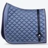 PS Of Sweden Diamond Bow Dressage Pad - Dim Blue -Equestrian Supply Store ps diamond bow dressage pad bue 1rdy