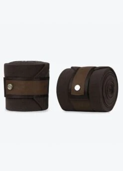 PS Of Sweden Suede Polo Bandages - Coffee