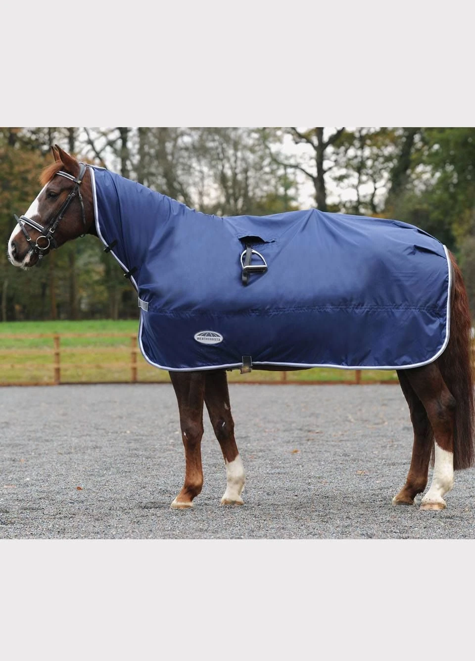 Weatherbeeta Rain Sheet - Navy/Grey/White 3 Weatherbeeta Rain Sheet - Navy/Grey/White