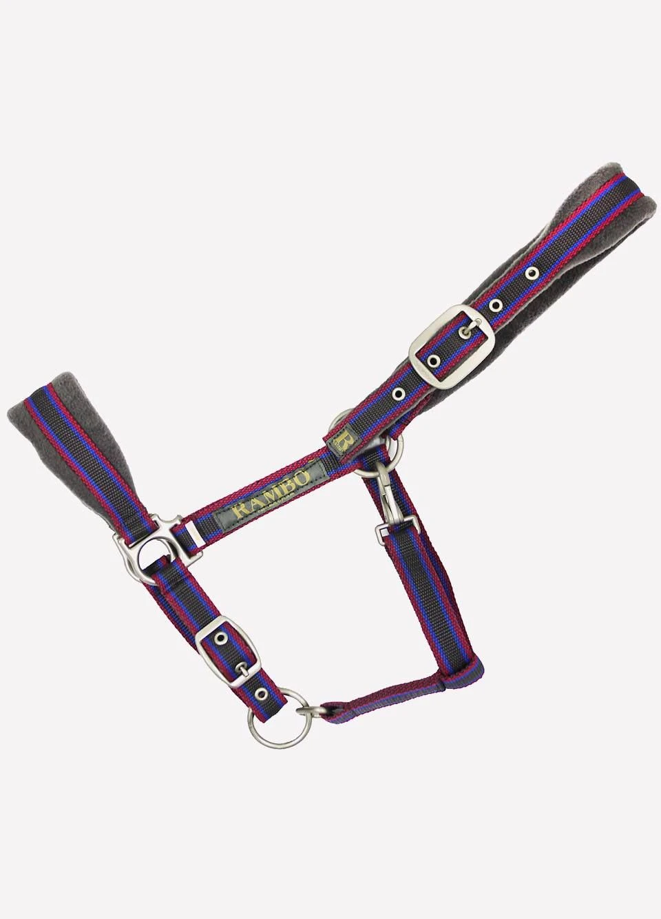 Rambo Padded Headcollar - Witney Cherry 4 Rambo Padded Headcollar - Witney Cherry - Image 2