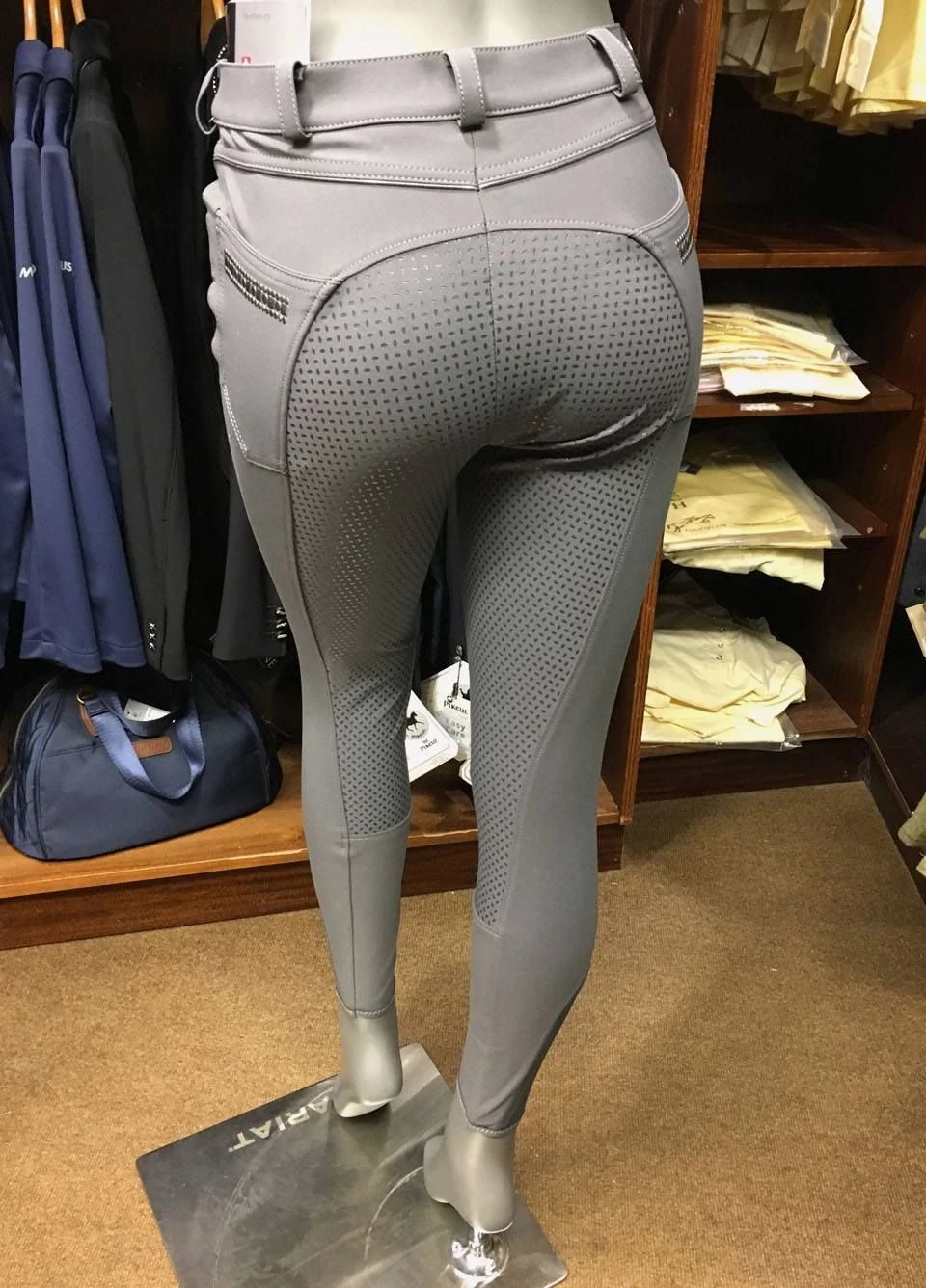 Pikeur Ladies Rayla Grip Breeches - Slate 4 Pikeur Ladies Rayla Grip Breeches - Slate - Image 2
