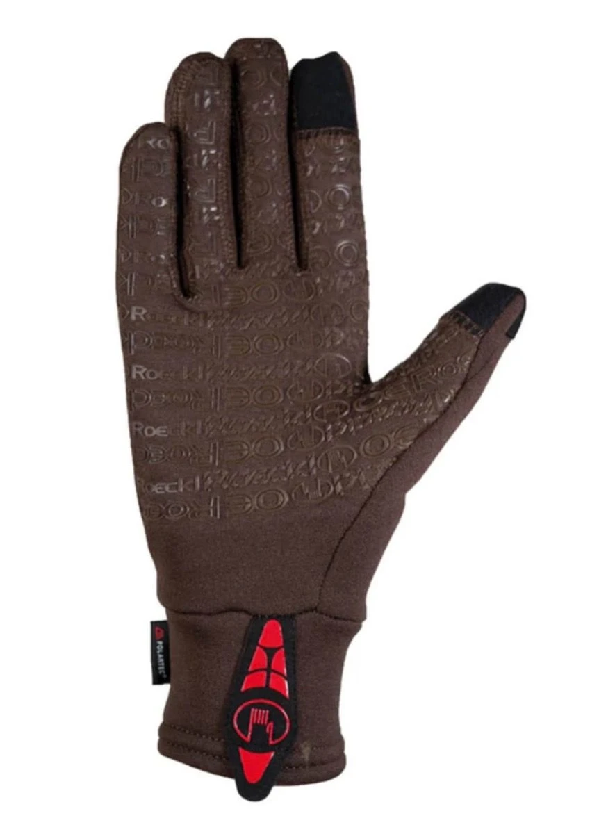 Roeckl Warwick Polartec Gloves - Brown 4 Roeckl Warwick Polartec Gloves - Brown - Image 2