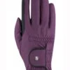 Roeckl Lona Glove - Grape Wine -Equestrian Supply Store roeckllonagrape2rdy