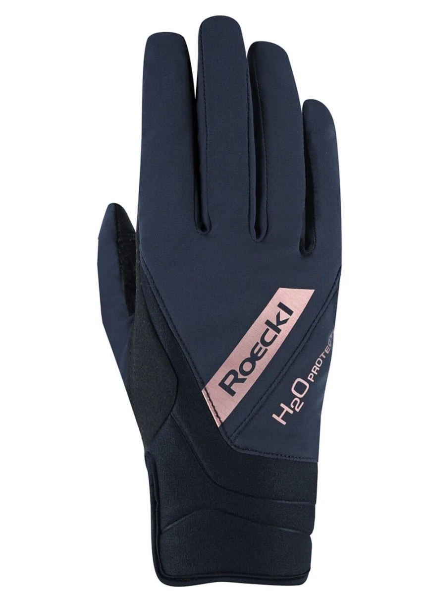 Roeckl Waregem Gloves - Black/Copper 3 Roeckl Waregem Gloves - Black/Copper