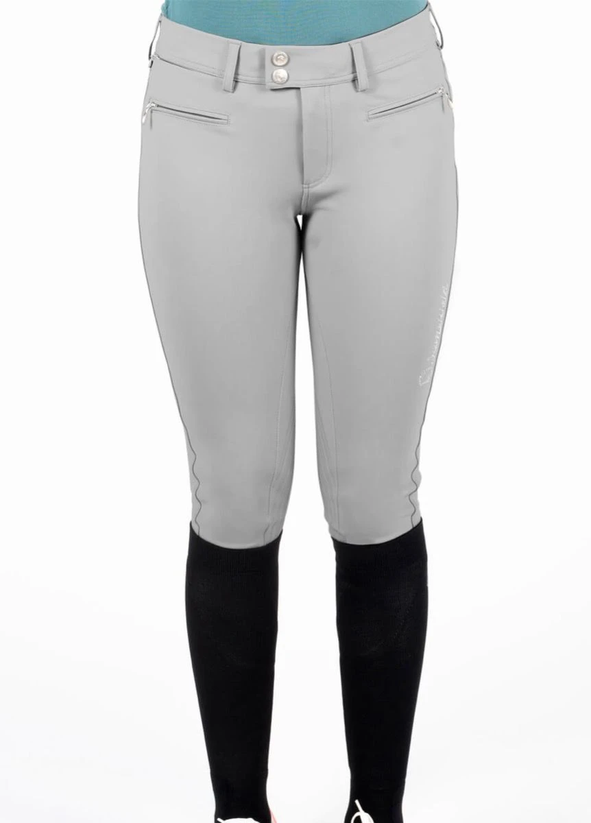 Samshield Adele Holographic Knee Grip Breeches - Grey 4 Samshield Adele Holographic Knee Grip Breeches - Grey - Image 2