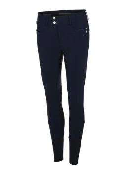Samshield Chloe Embroidery Full Grip Breeches - Navy