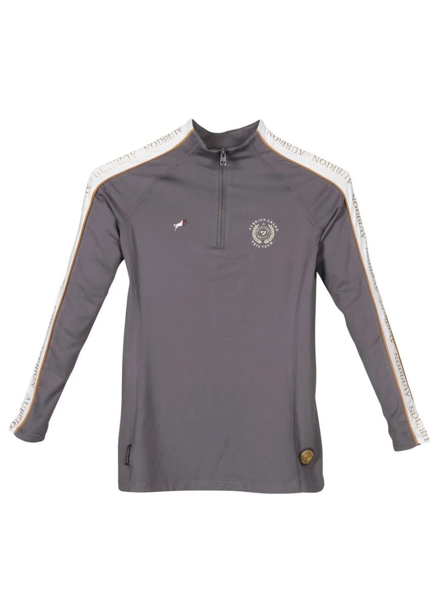 Shires Aubrion Young Rider Team Winter Baselayer - Grey 3 Shires Aubrion Young Rider Team Winter Baselayer - Grey