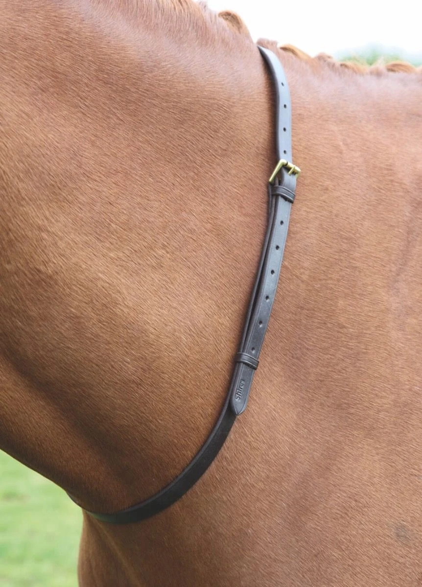 Shires Blenheim Leather Neck Strap - Havana 3 Shires Blenheim Leather Neck Strap - Havana
