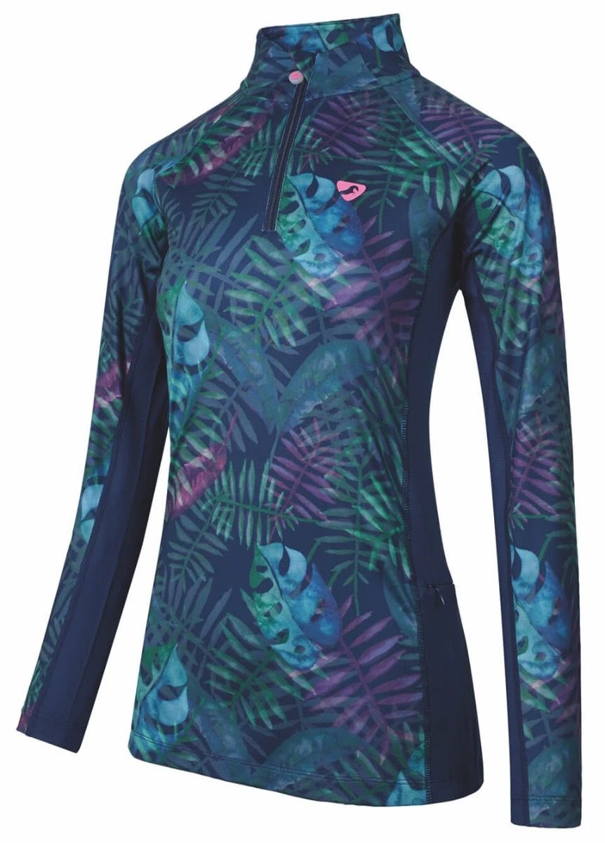 Shires Aubrion Newbury Long Sleeve Base Layer - Tropical 3 Shires Aubrion Newbury Long Sleeve Base Layer - Tropical