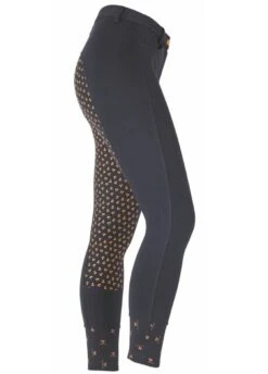 Shires Aubrion Ladies Northwick Breeches - Navy/Orange