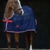 Weatherbeeta Scrim Cooler Standard Neck - Navy/Red/White -Equestrian Supply Store skrimcooler