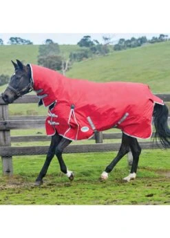 Weatherbeeta ComFITec Classic Combo Neck Medium - Red/Silver