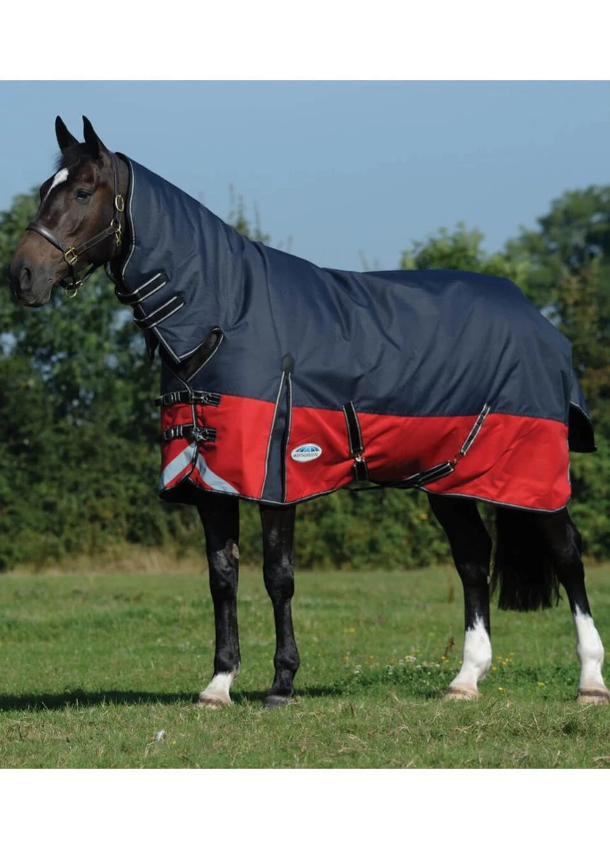 Weatherbeeta Plus Dynamic II Combo Neck Medium/Lite - Black/Red/Silver 3 Weatherbeeta Plus Dynamic II Combo Neck Medium/Lite - Black/Red/Silver