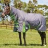 Weatherbeeta ComFITec Essential Combo Neck Medium - Grey/Lime 1 Weatherbeeta ComFITec Essential Combo Neck Medium - Grey/Lime -Equestrian Supply Store wbcombomediumgreylinerdy