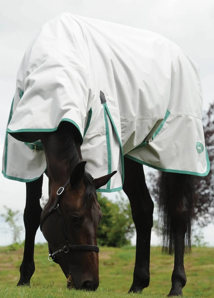 Weatherbeeta Green-Tec 900D Combo Neck Lite Plus - Light Grey/Bottle Green 4 Weatherbeeta Green-Tec 900D Combo Neck Lite Plus - Light Grey/Bottle Green - Image 2