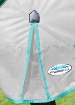 Weatherbeeta Green-Tec 900D Standard Neck Lite Plus - Light Grey/Bottle Green -Equestrian Supply Store wbgreenlitepluslgreybgreenrdy